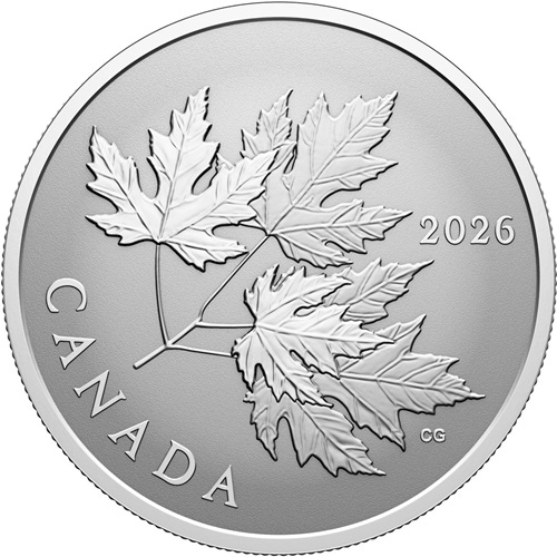 10 Dollars 2026 Kanada PROOF Reverse 15,87 g Ag, Gleaming Maple Leaf