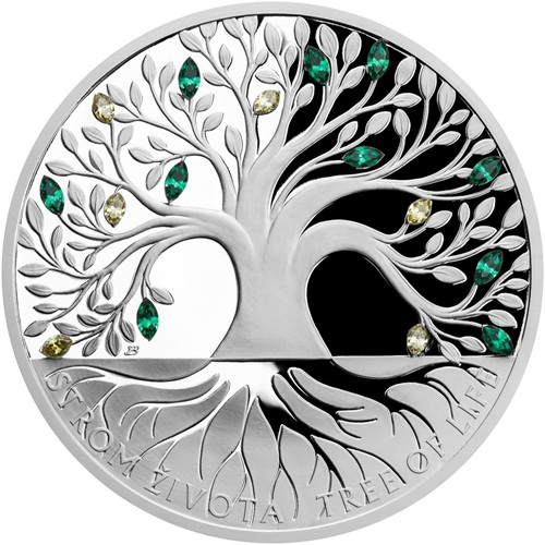 2 Dollars 2020 Niue PROOF Crystal Coin 1 Oz Ag, Strom života