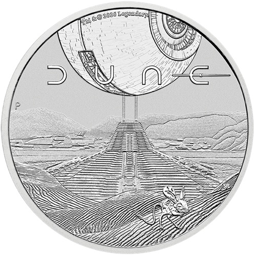 Dollar 2026 Tuvalu BU 1 Oz Ag, Dune