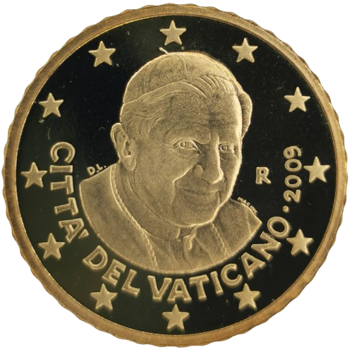 50 cent 2009 Vatikán ob.PROOF, Benedikt XVI.