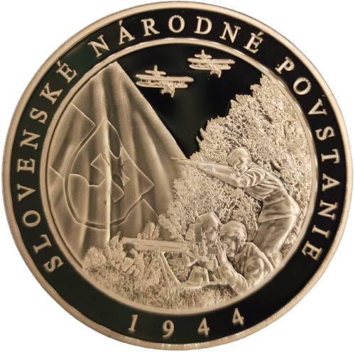 Medaila pozlátená, Slovensko, História Slovenska - SNP