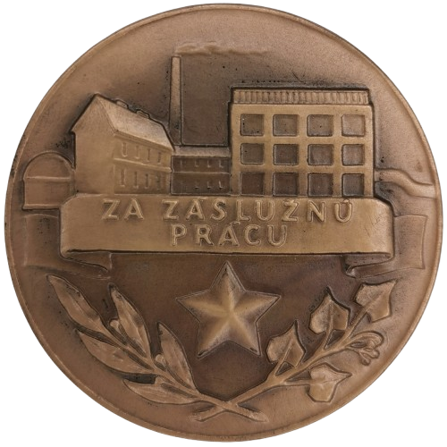 Medaila, 1965 Československo, Za záslužnú prácu
