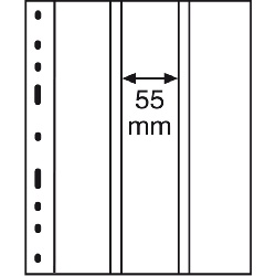 Listy OPTIMA 55 x 245mm 10ks/bal priesvitné (OPTIMA3VC)