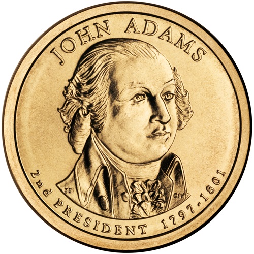 Dollar 2007 P USA UNC, John Adams 2nd
