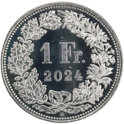 1 Frank 2024 Švajčiarsko UNC