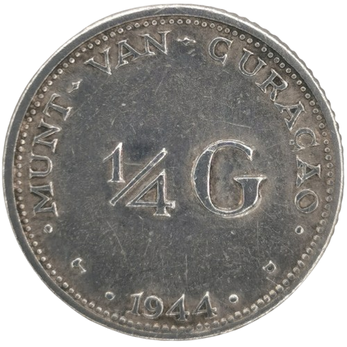 1/4 Gulden 1944 Holandsko, Wilhelmina