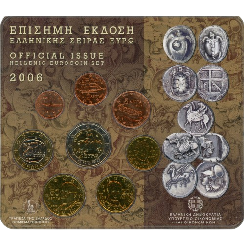 SADA 2006 Grécko BU blister, Ancient coins - Aegina / Corinth (3,88 €)