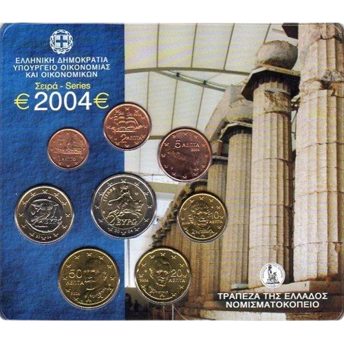 SADA 2004 Grécko BU blister, Epikourios Apollo’s temple (3,88 €)