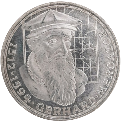 5 Mark 1969 F Nemecko (NSR), Gerardus Mercator