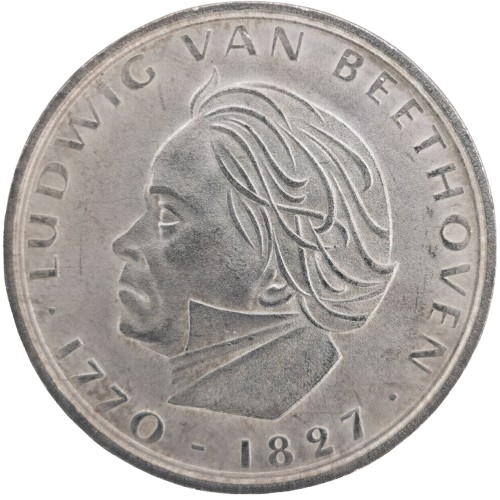 5 Mark 1970 F Nemecko (NSR), Ludwig van Beethoven