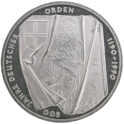 10 Mark 1990 J Nemecko, Rád nemeckých rytierov