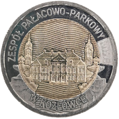 5 Zloty 2026 Polsko UNC, Palace and Park Complex in Kozłówka