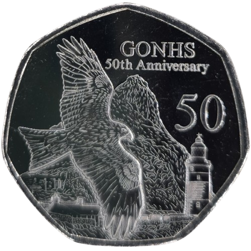 50 Pence 2026 Gibraltar UNC, GONHS