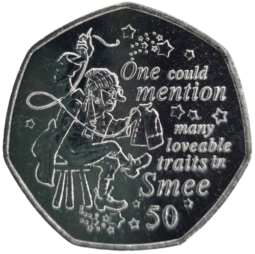 50 Pence 2020 Isle of Man UNC, Peter Pan - Smee