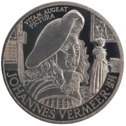 2 1/2 ECU 1996 Holandsko, Johannes Vermeer
