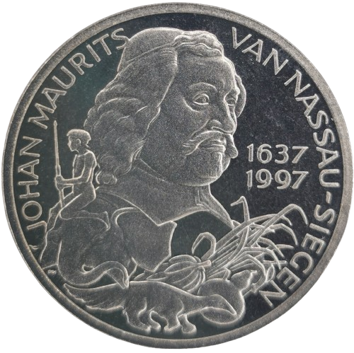 2 1/2 ECU 1997 Holandsko, Johan Maurits van Nassau-Sieggen