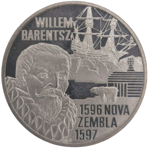 5 euro 1996 Holandsko UNC, Willem Barentsz