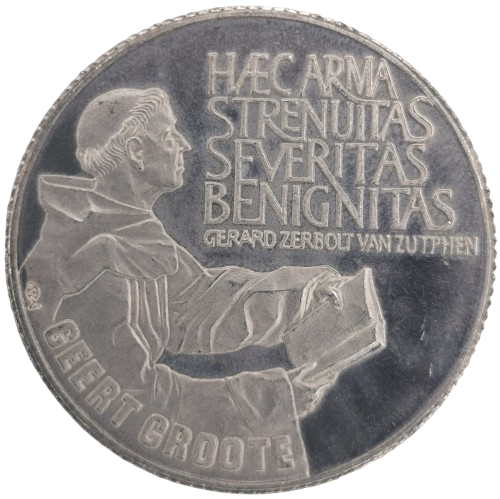 10 ECU 1990 Holandsko, Geert Groot (Vrúbkovaná hrana)