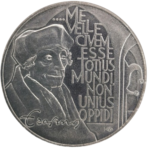 10 ECU 1991 Holandsko, Erasmus of Rotterdam