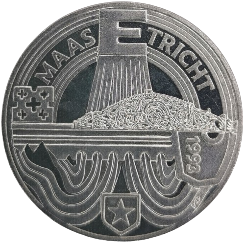 10 ECU 1993 Holandsko, Maastricht Treaty