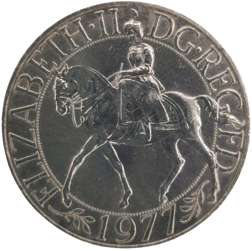25 Pence 1977 Anglicko, Silver Jubilee of Reign