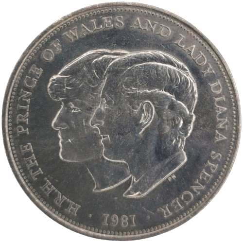 25 Pence 1981 Anglicko, Wedding of Prince Charles and Lady Diana