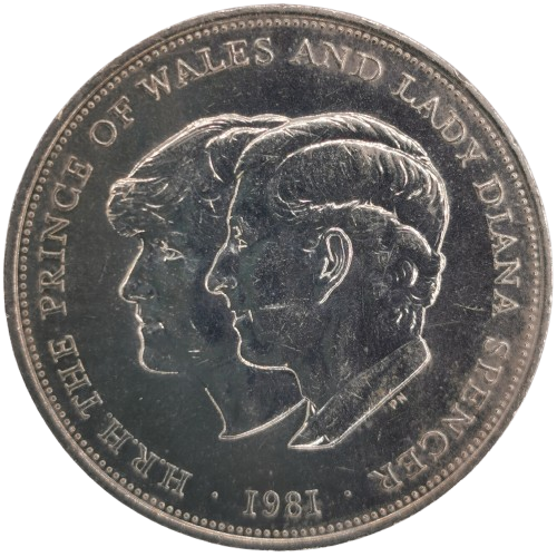 25 Pence 1981 Anglicko, Wedding of Prince Charles and Lady Diana