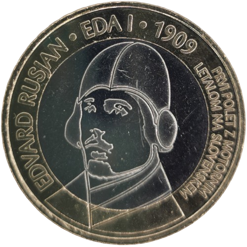3 euro 2009 Slovinsko, 100. výročie - Prvý let