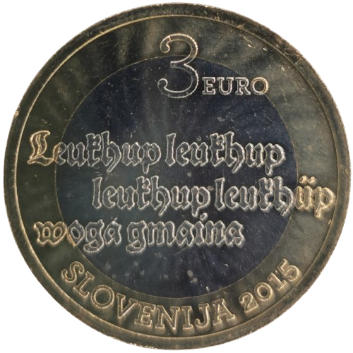 3 euro 2015 Slovinsko, Stara prauda