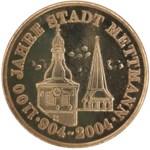 Žetón, 2004 Nemecko,1100. výročie Mettmann