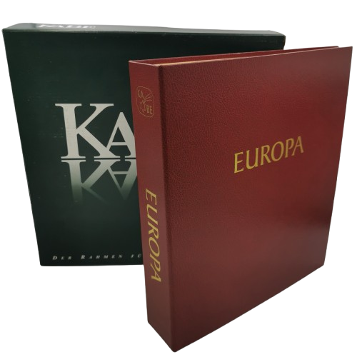 Zakladač KABE DELTA A s potlačou EUROPA, skrutkový, červený