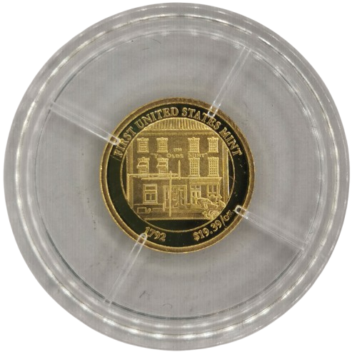 Zlatá medaila 2007, History of Gold - First United States Mint