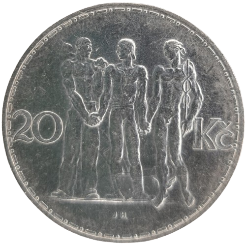 20 Koruna 1933 Československo 