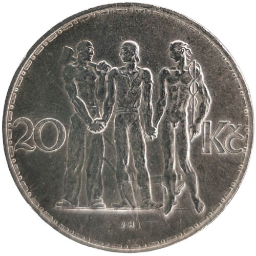 20 Koruna 1934 Československo 