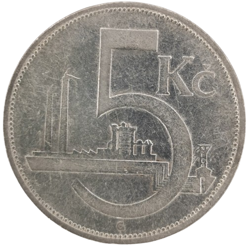 5 Koruna 1931 Československo