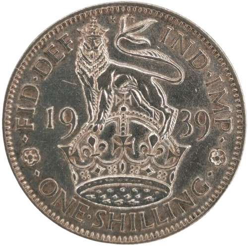 1 Shilling 1939 Anglicko, Juraj VI. - Anglický erb