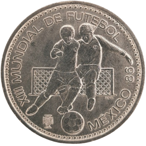 100 Escudos 1986 Portugalsko, MS vo futbale 1986, Mexiko