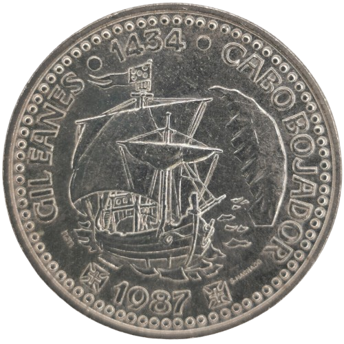 100 Escudos 1987 Portugalsko, zámorské objavy - Gil Eanes
