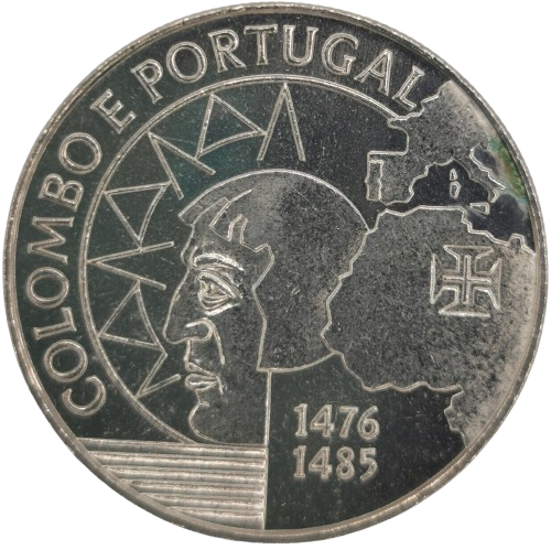 200 Escudos 1991 Portugalsko, Kolumbus v Portugalsku (fľaky)