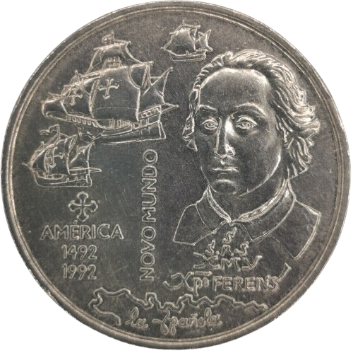 200 Escudos 1992 Portugalsko, Nový svet - Amerika (ťuknutá hrana)