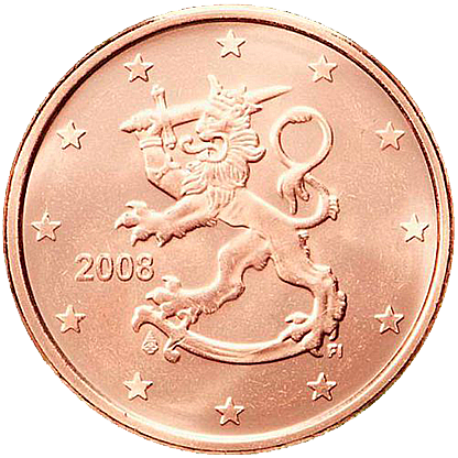5 cent 2009 Fínsko ob.UNC