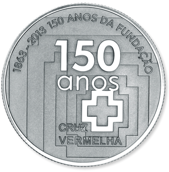 2,50 euro 2013 Portugalsko PROOF červený kríž