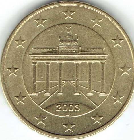 10 cent 2002 Nemecko ob.UNC J