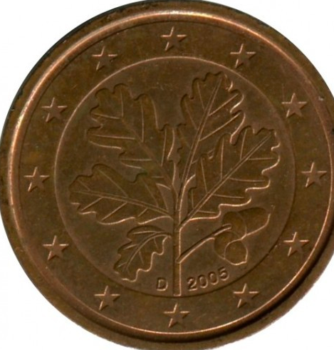 2 cent 2003 Nemecko ob.UNC D