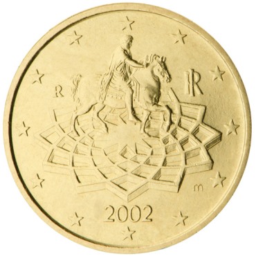50 cent 2002 Taliansko ob.UNC