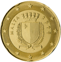 20 cent 2008 Malta ob.UNC