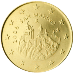 50 cent 2013 San Marino ob.UNC
