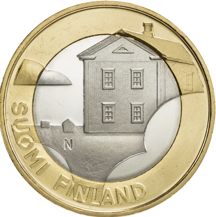 5 euro 2013 Fínsko cc.UNC Ostrobothnian