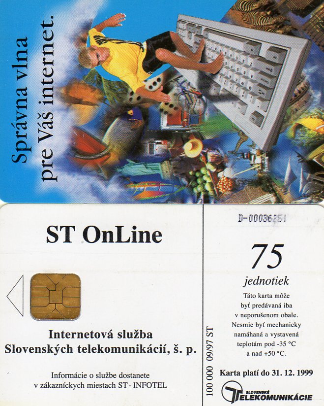 Telefónna karta ST STOnLine