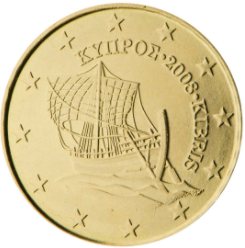 10 cent 2012 Cyprus ob. UNC